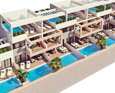 Casas con piscina privada en Finestrat 11