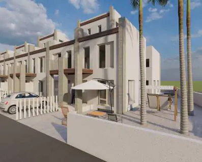Casas adosadas de obra nueva en Gran Alacant 1